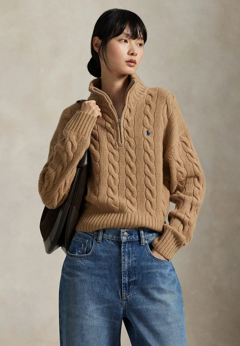 Sweater Trenzado Quarter Zip