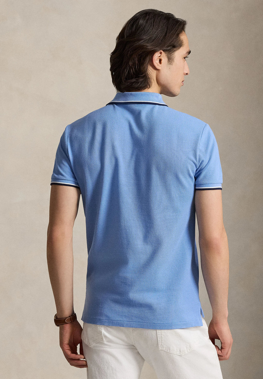 Camisa Polo Ralph Lauren Custom Slim Fit Tipped Mesh