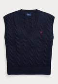 Chaleco Polo Ralph Lauren de punto trenzado de lana y cachemir