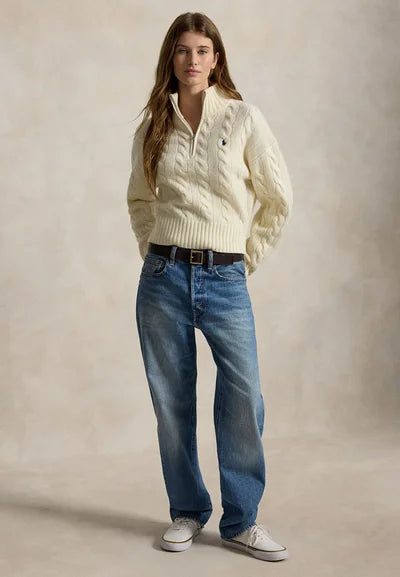 Sweater Trenzado Quarter Zip