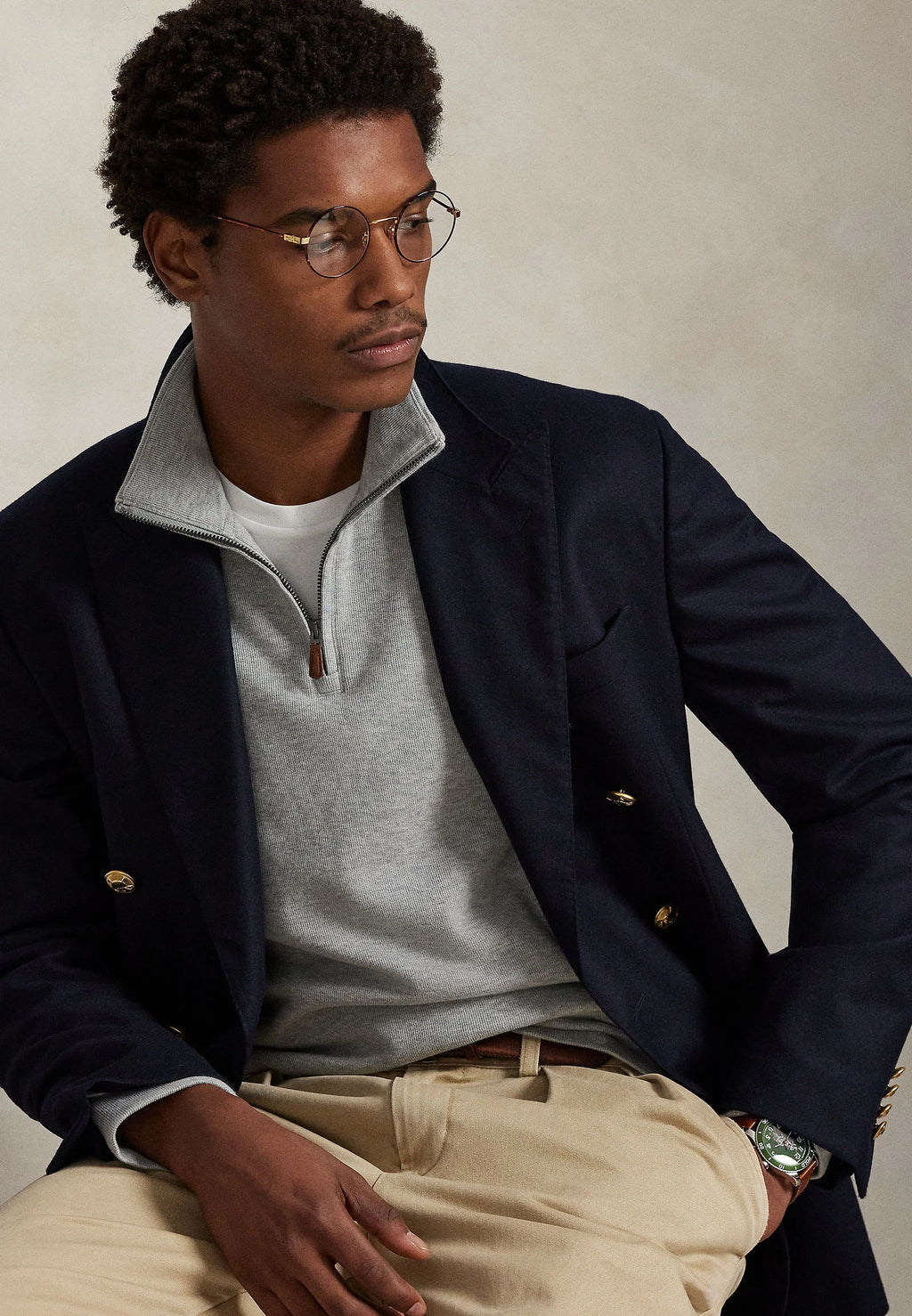 Sweater Quarter Zip Polo Ralph Lauren