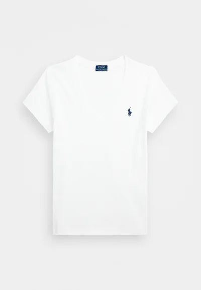 Remera Polo Ralph Lauren Cuello V Mujer