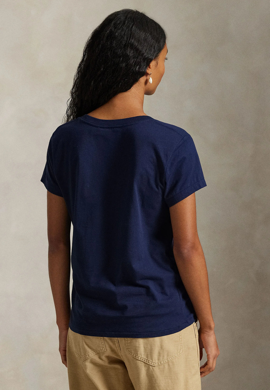 Remera Polo Ralph Lauren Cuello V Mujer