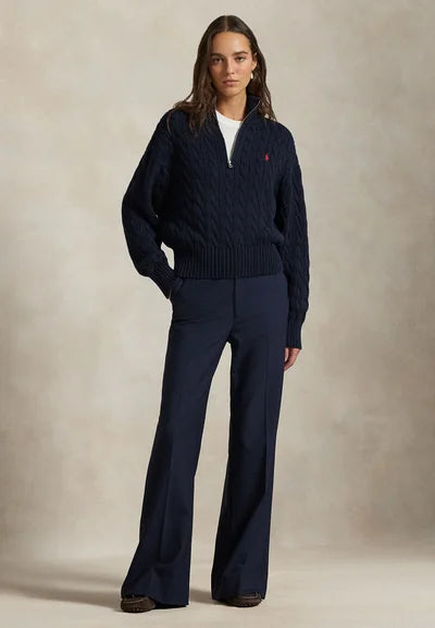 Sweater Trenzado Quarter Zip
