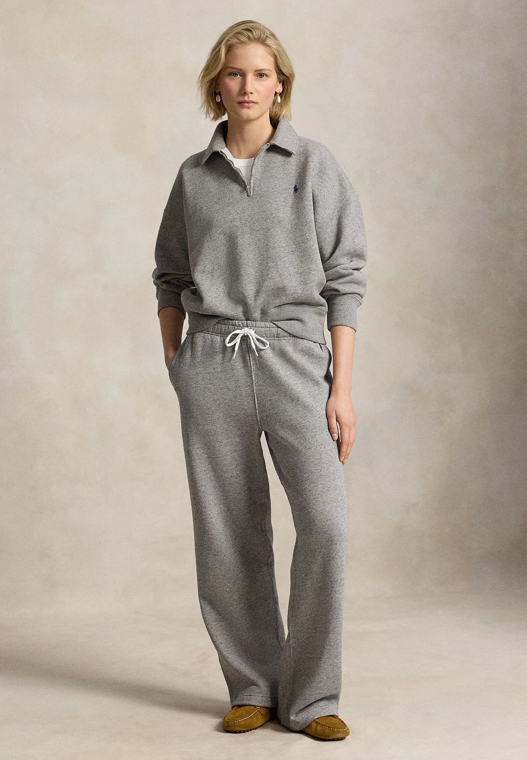 Sweater Quarter Zip Polo Ralph Lauren Mujer