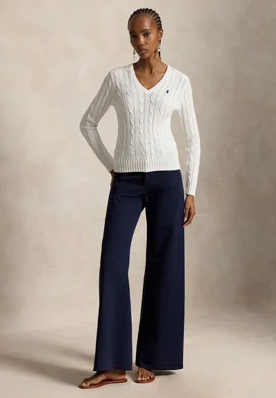 Sweater Polo Ralph Lauren Cable Knit V-Neck