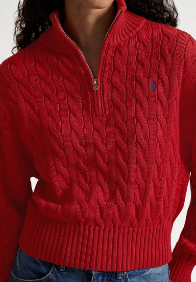 Sweater Trenzado Quarter Zip