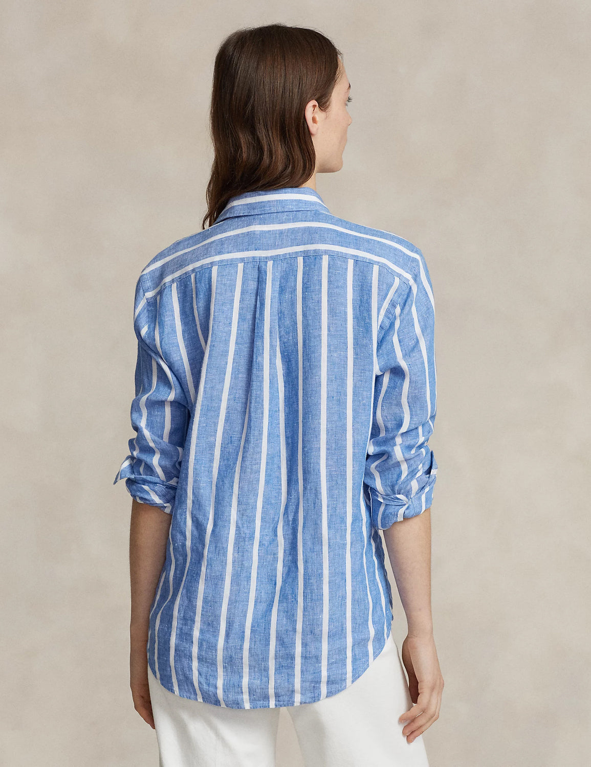 Camisa Polo Ralph Lauren Striped Classic Lino