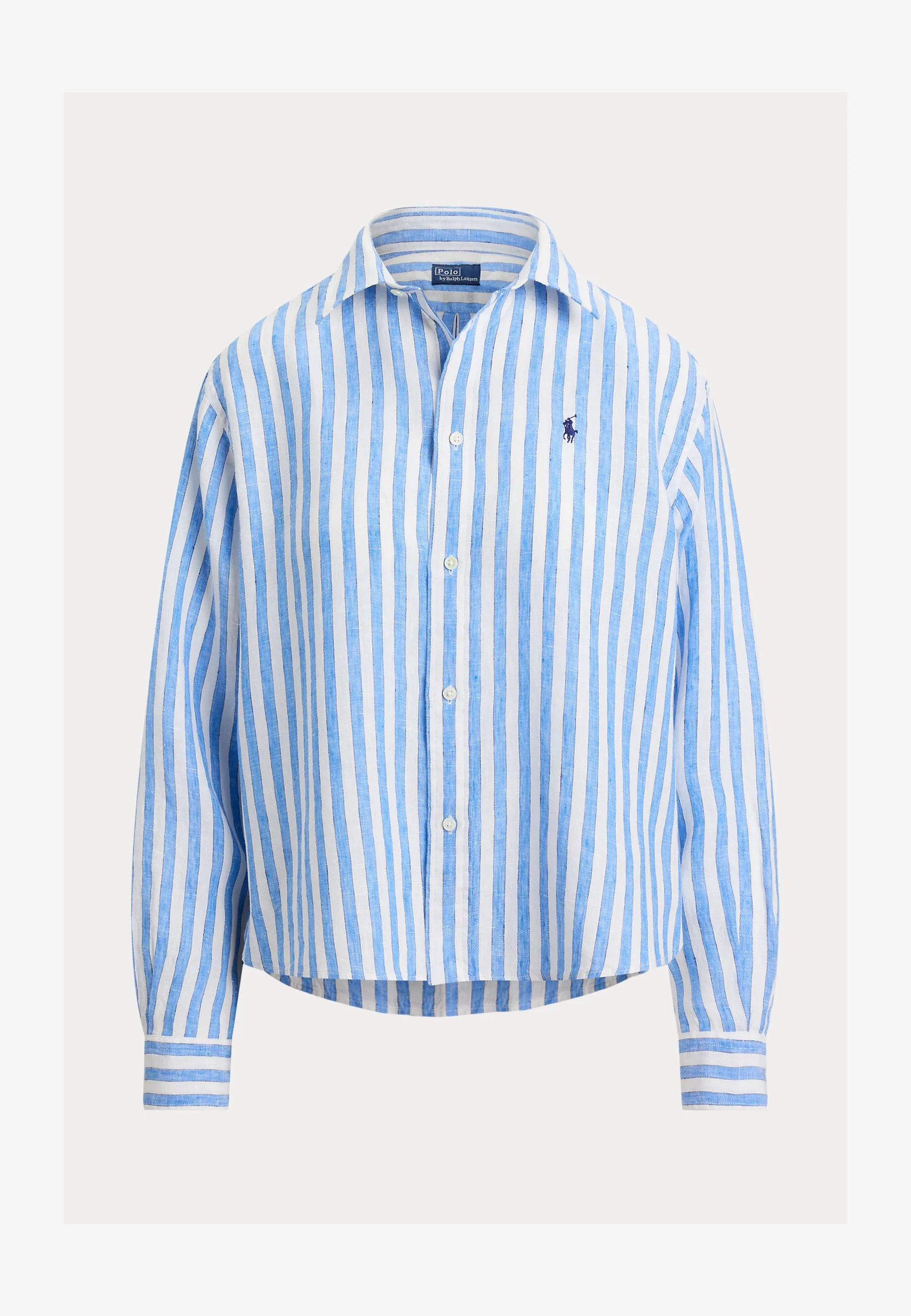 Camisa Polo Ralph Lauren Striped Lino