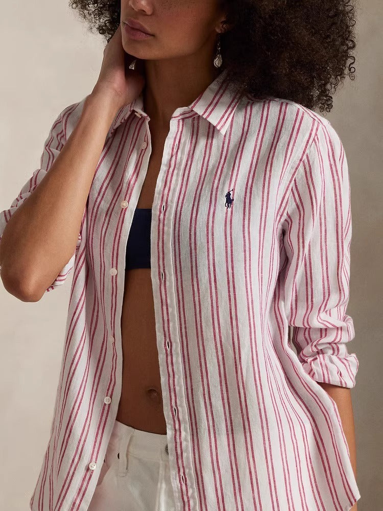 Camisa Polo Ralph Lauren Striped Classic