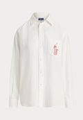 Camisa Oxford Polo Ralph Lauren de Lino Big Pony Oversize