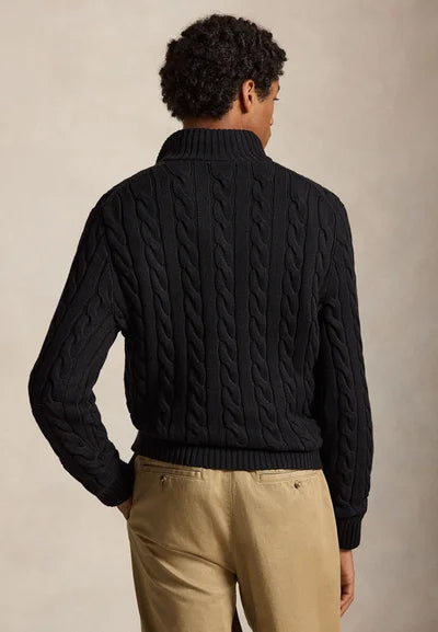 Sweater Trenzado Hombre Quarter Zip