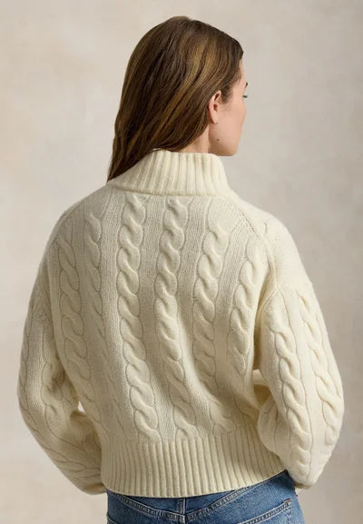 Sweater Trenzado Quarter Zip