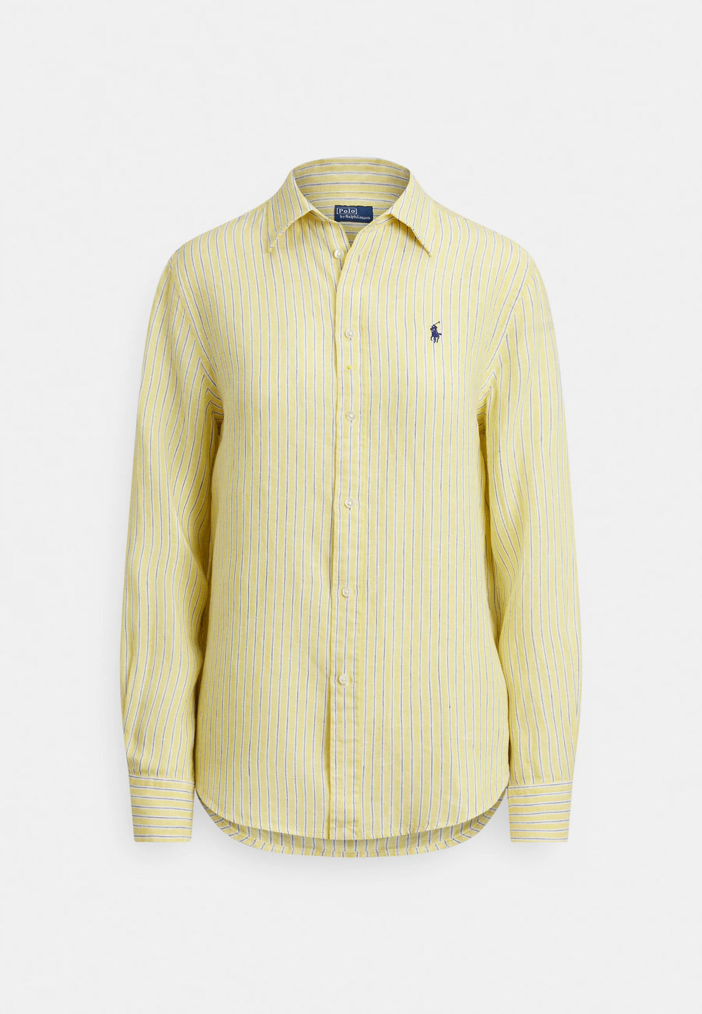 Camisa Polo Ralph Lauren Striped Classic Fit Lino