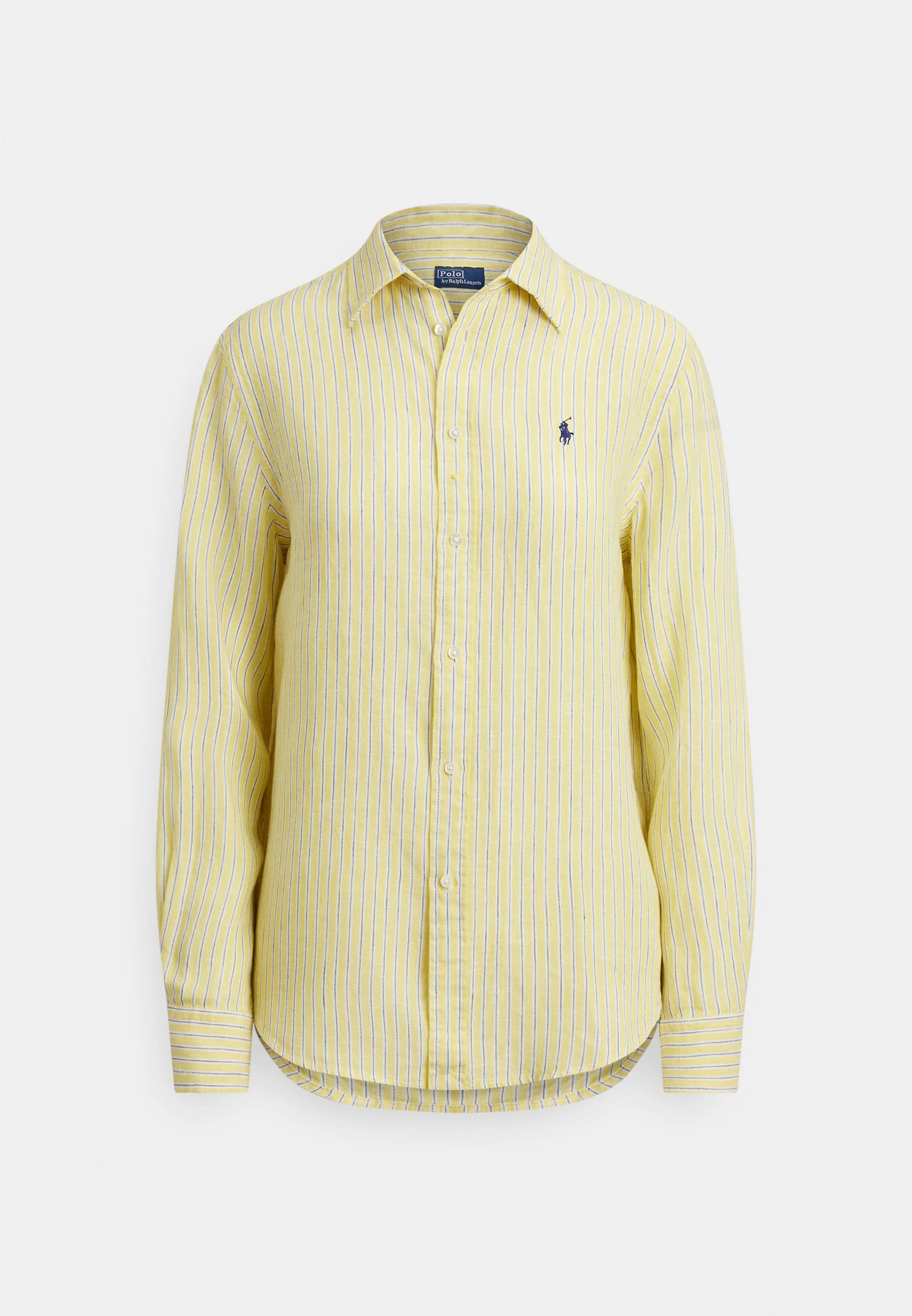 Camisa Polo Ralph Lauren Striped Classic Fit Lino