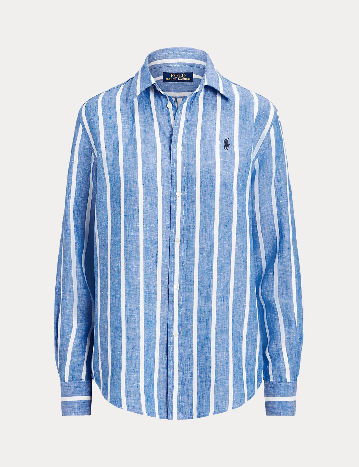Camisa Polo Ralph Lauren Striped Classic Lino