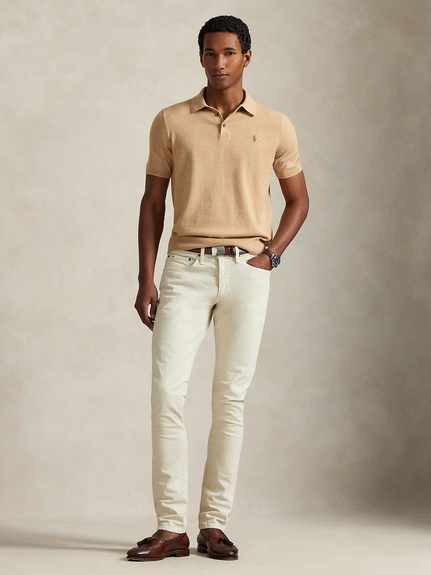 Camisa Polo Cotton Knit Polo Ralph Lauren