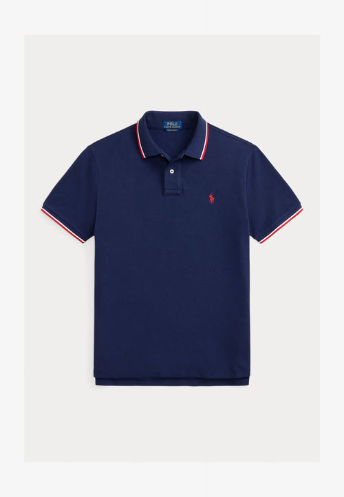 Camisa Polo Ralph Lauren Custom Slim Fit Tipped Mesh