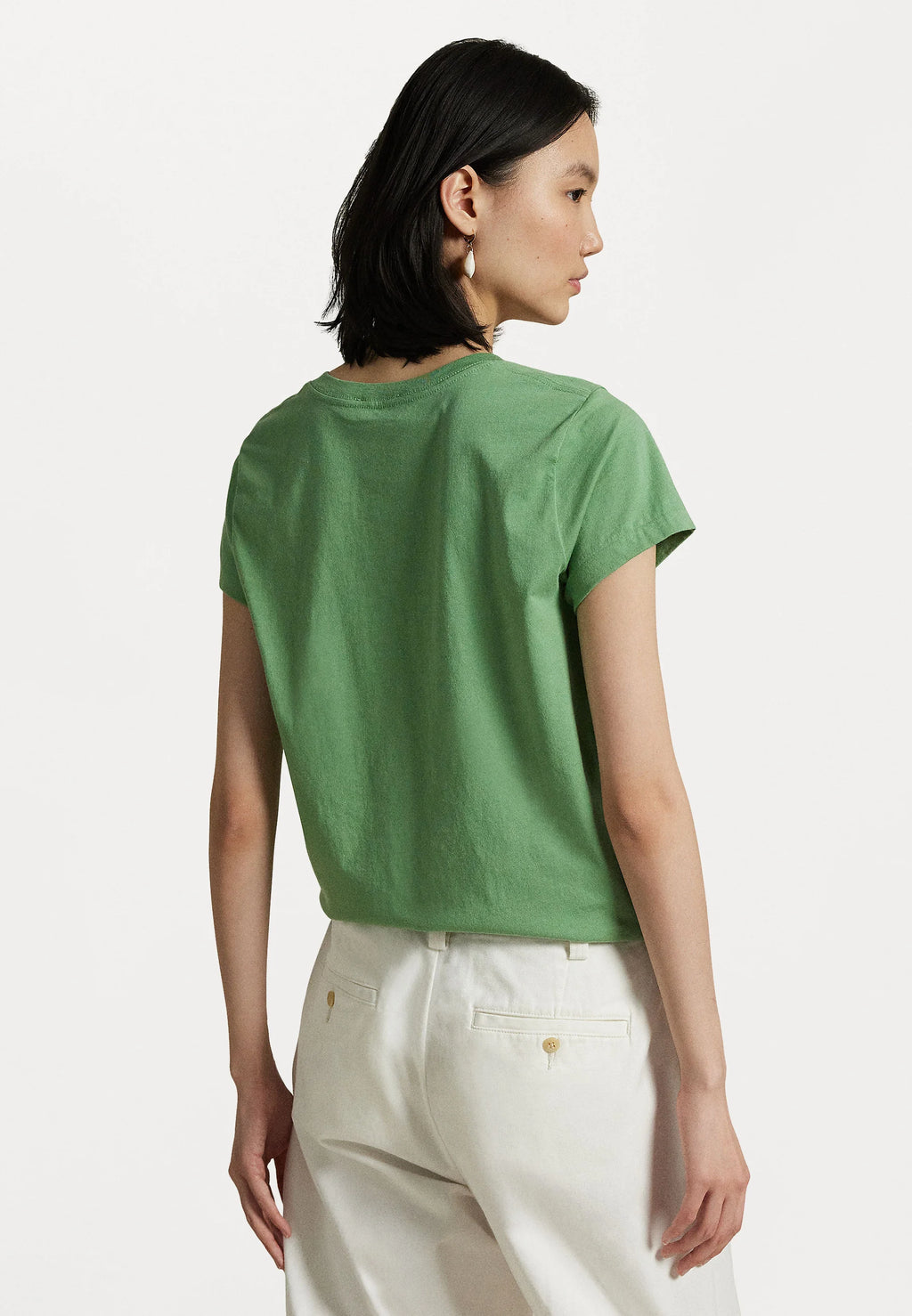 Remera Polo Ralph Lauren Cuello V Mujer