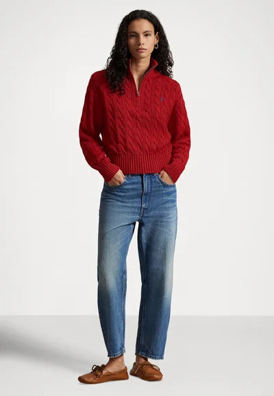 Sweater Trenzado Quarter Zip