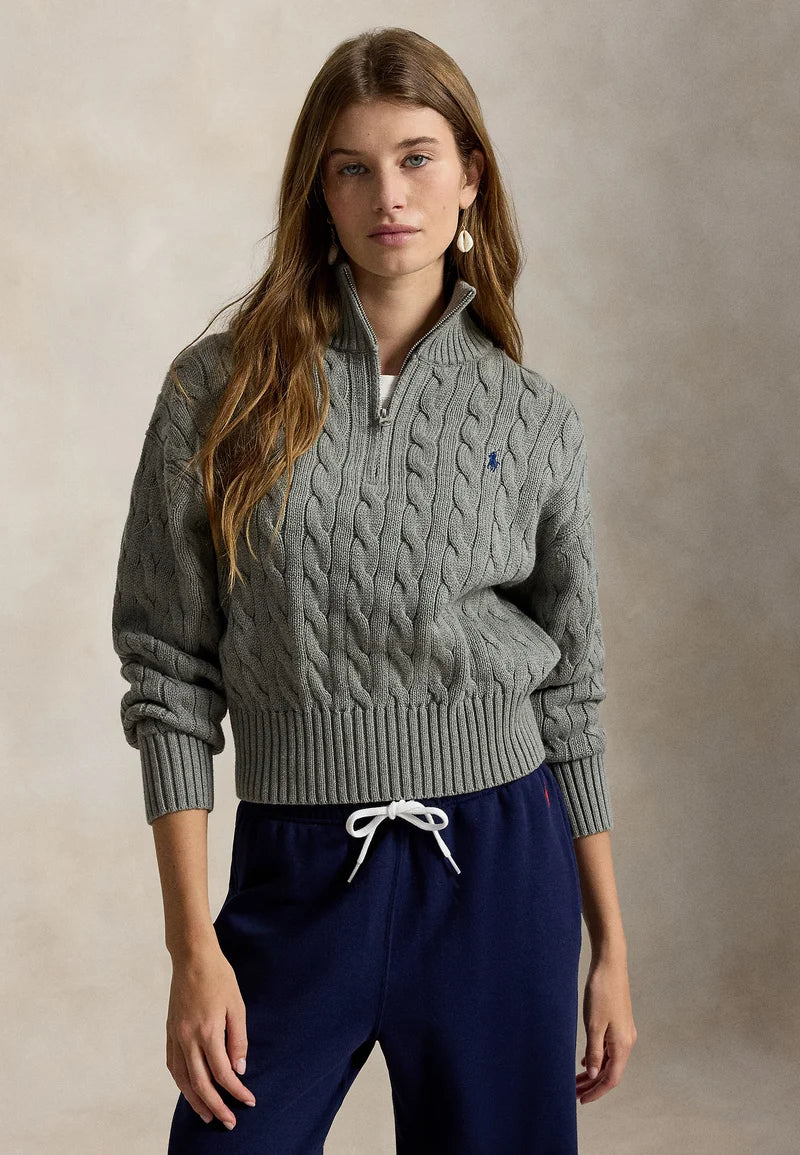 Sweater Trenzado Quarter Zip