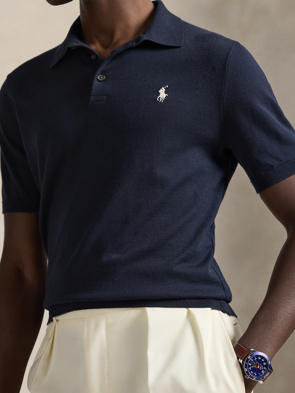 Camisa Polo Cotton Knit Polo Ralph Lauren