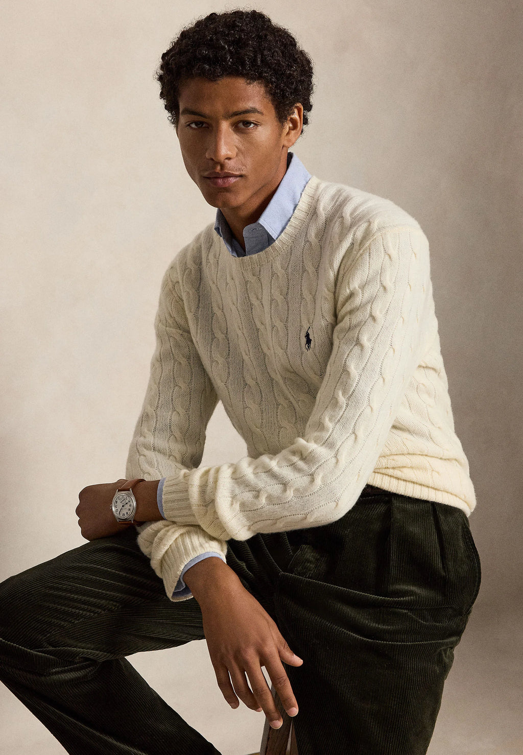 Sweater Trenzado Polo Ralph Lauren