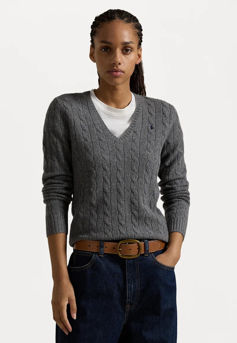 Sweater Polo Ralph Lauren Cable Knit V-Neck
