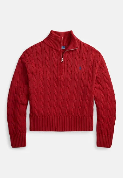 Sweater Trenzado Quarter Zip