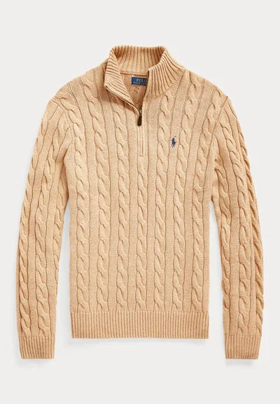 Sweater Trenzado Hombre Quarter Zip
