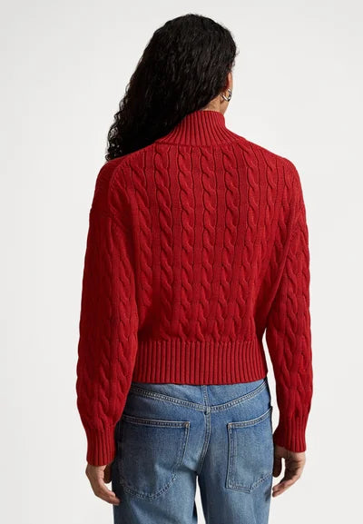 Sweater Trenzado Quarter Zip