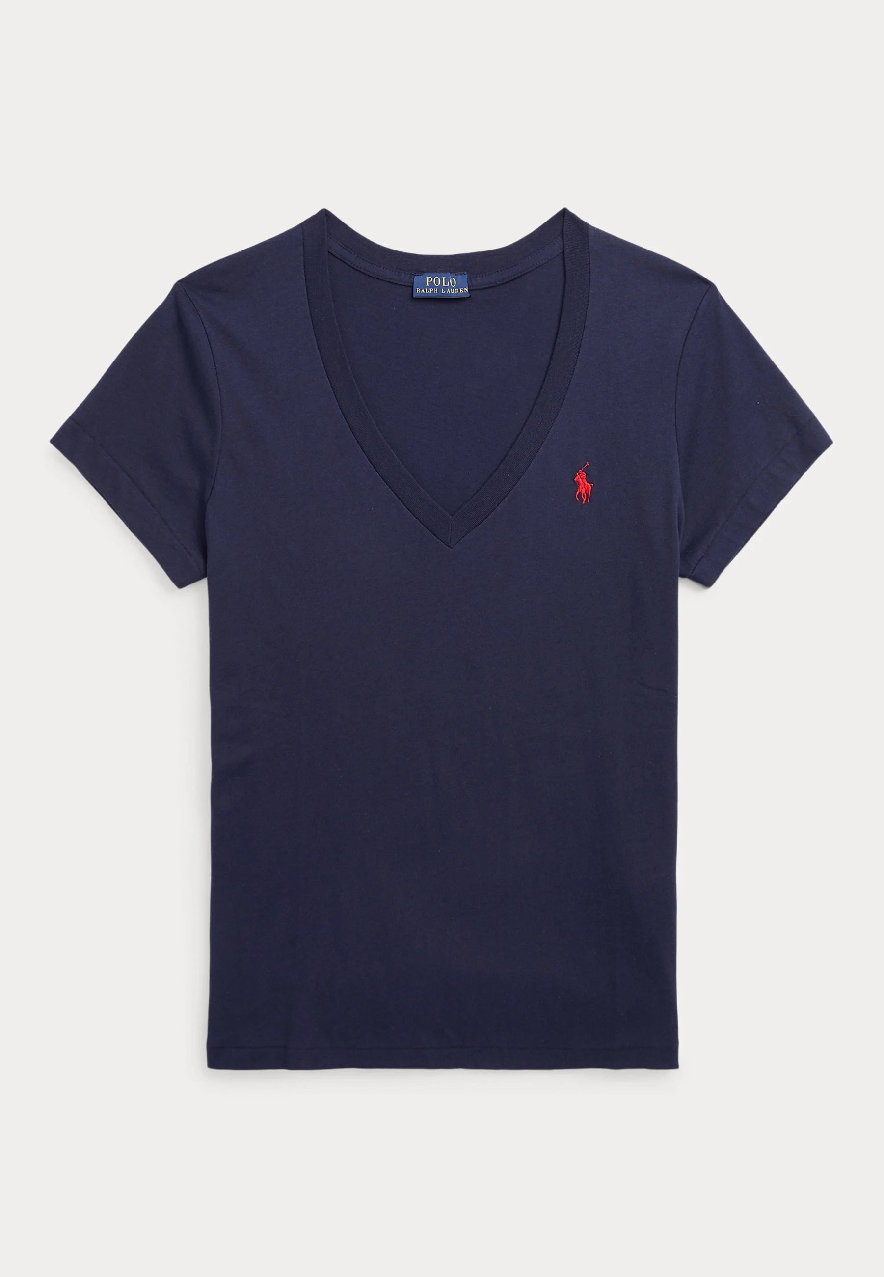 Remera Polo Ralph Lauren Cuello V Mujer