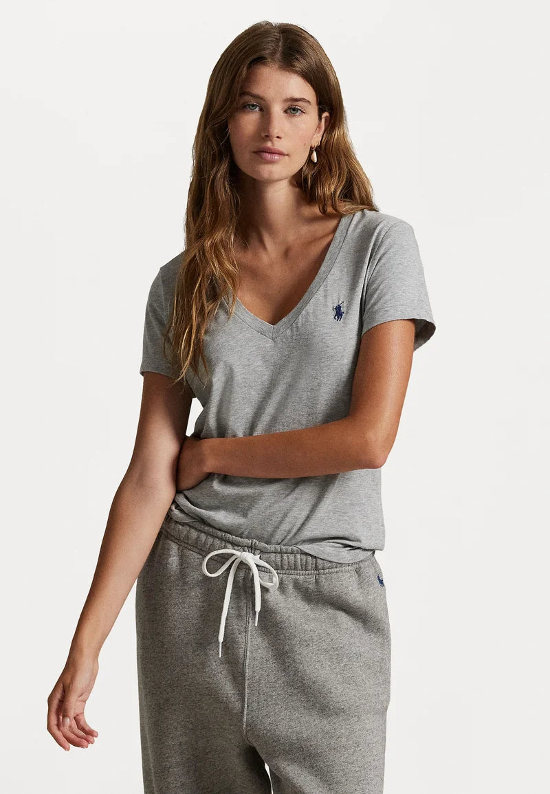 Remera Polo Ralph Lauren Cuello V Mujer