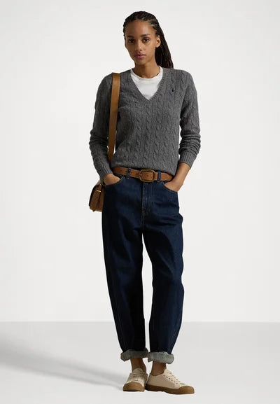 Sweater Polo Ralph Lauren Cable Knit V-Neck