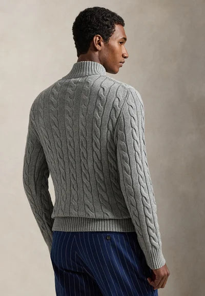 Sweater Trenzado Hombre Quarter Zip