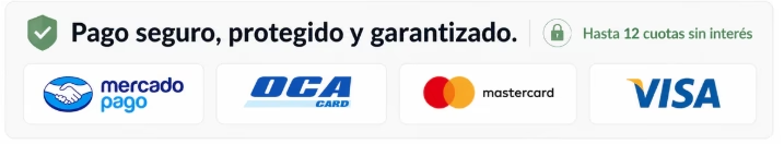 Métodos de pago aceptados