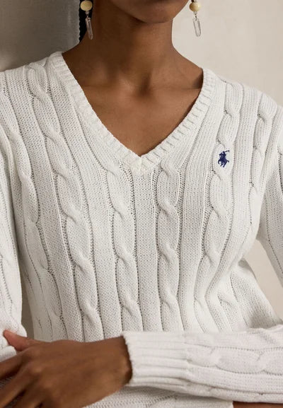 Sweater Polo Ralph Lauren Cable Knit V-Neck