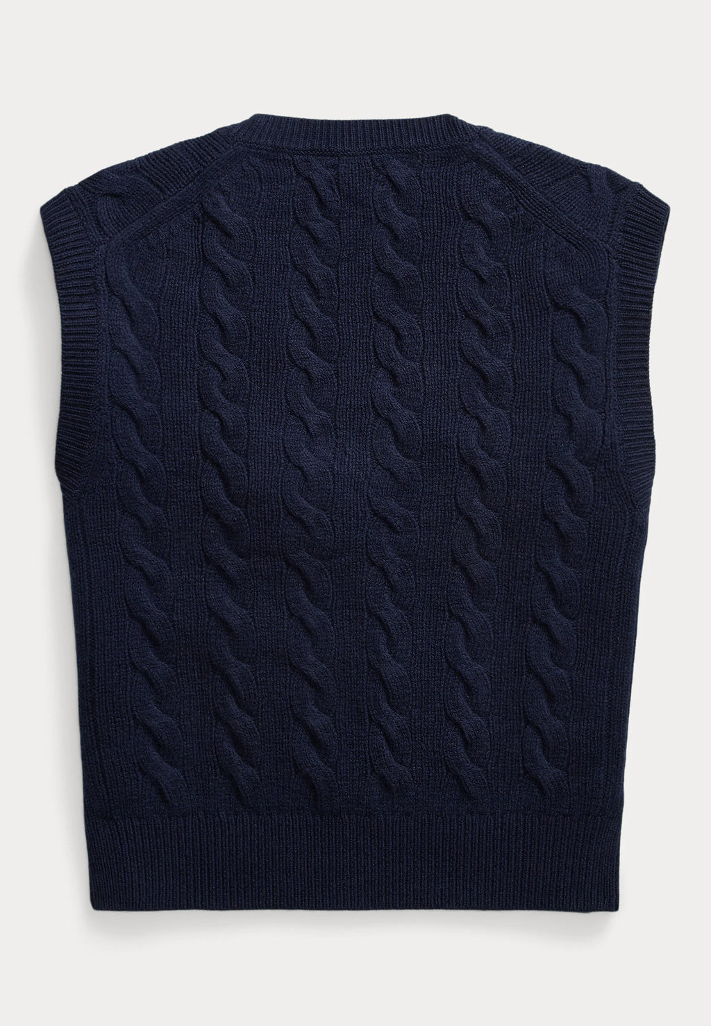 Chaleco Polo Ralph Lauren de punto trenzado de lana y cachemir