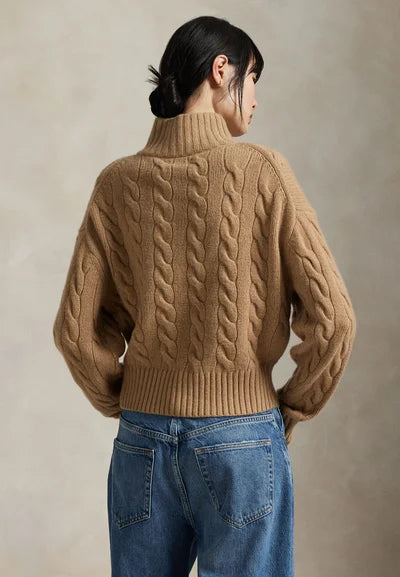 Sweater Trenzado Quarter Zip