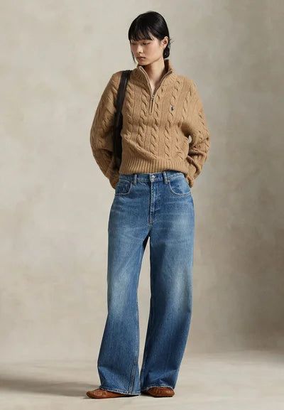 Sweater Trenzado Quarter Zip