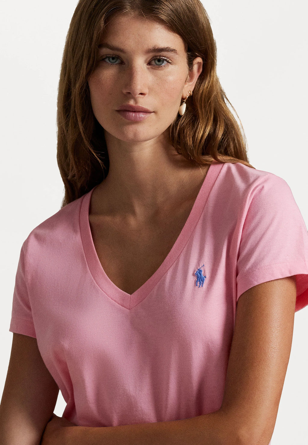 Remera Polo Ralph Lauren Cuello V Mujer