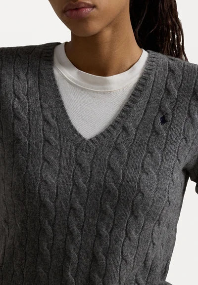 Sweater Polo Ralph Lauren Cable Knit V-Neck