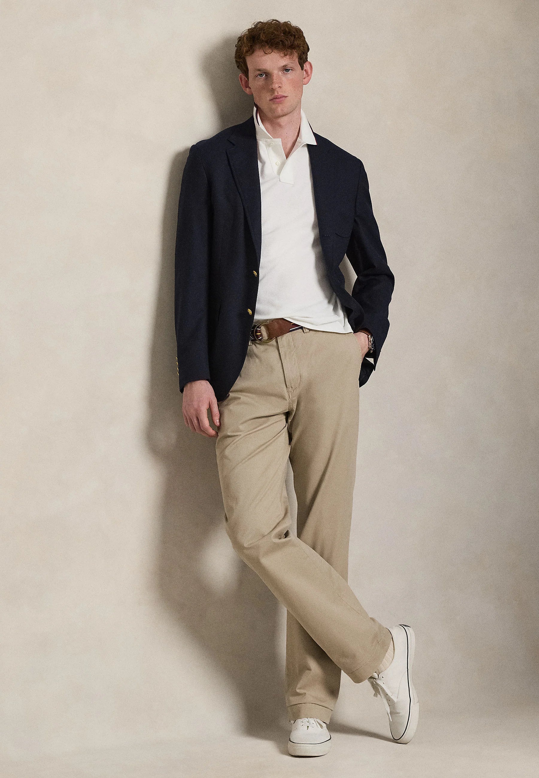 Camisa Polo Ralph Lauren Custom Slim Fit Tipped Mesh