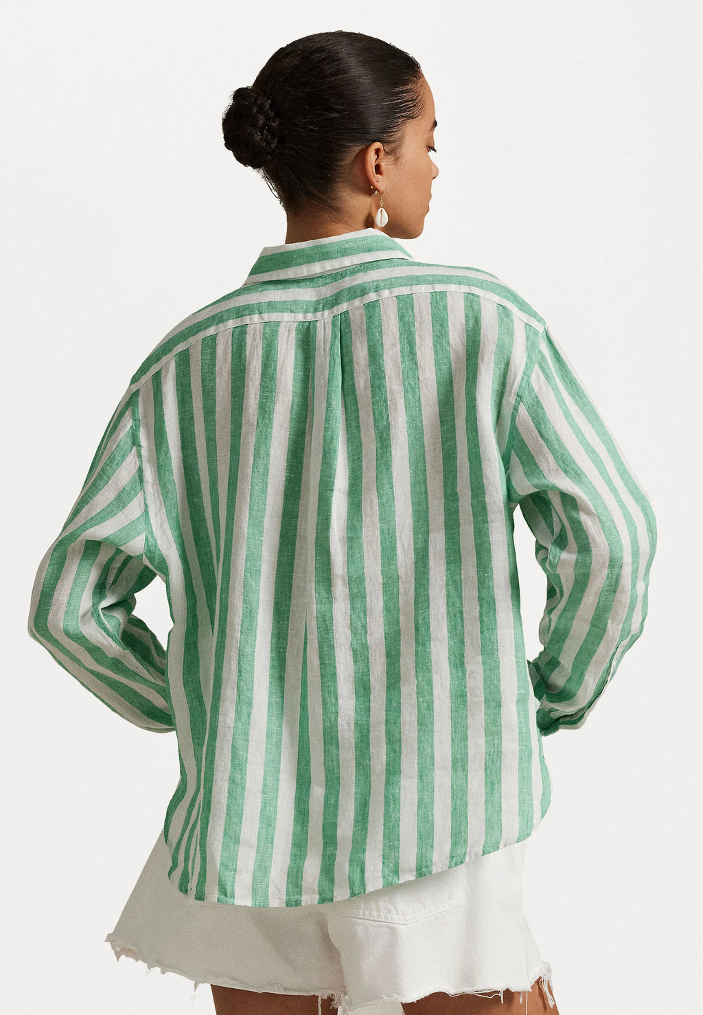Camisa Polo Ralph Lauren Striped Lino