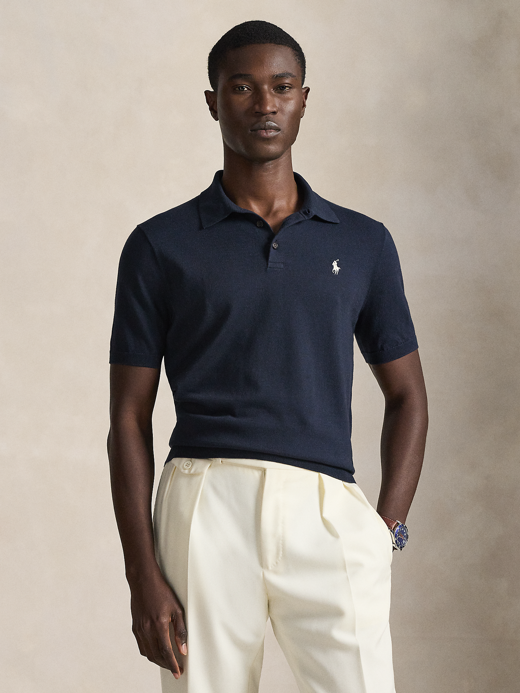 Camisa Polo Cotton Knit Polo Ralph Lauren
