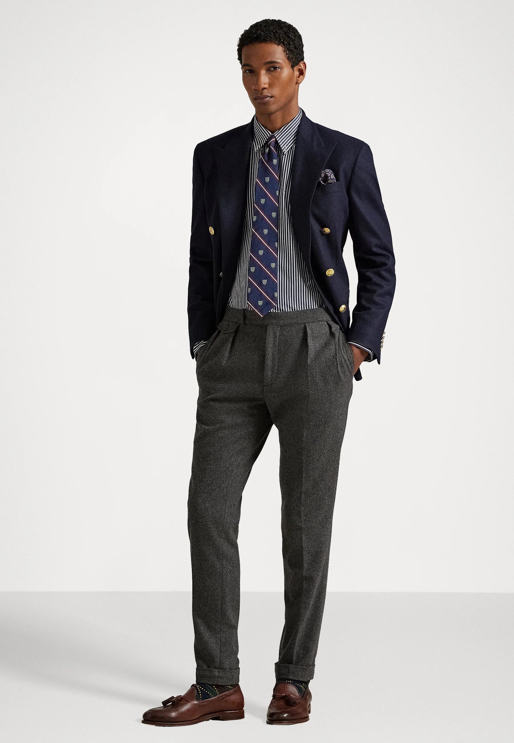 Camisa Polo Ralph Lauren Striped Oxford