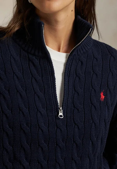 Sweater Trenzado Quarter Zip