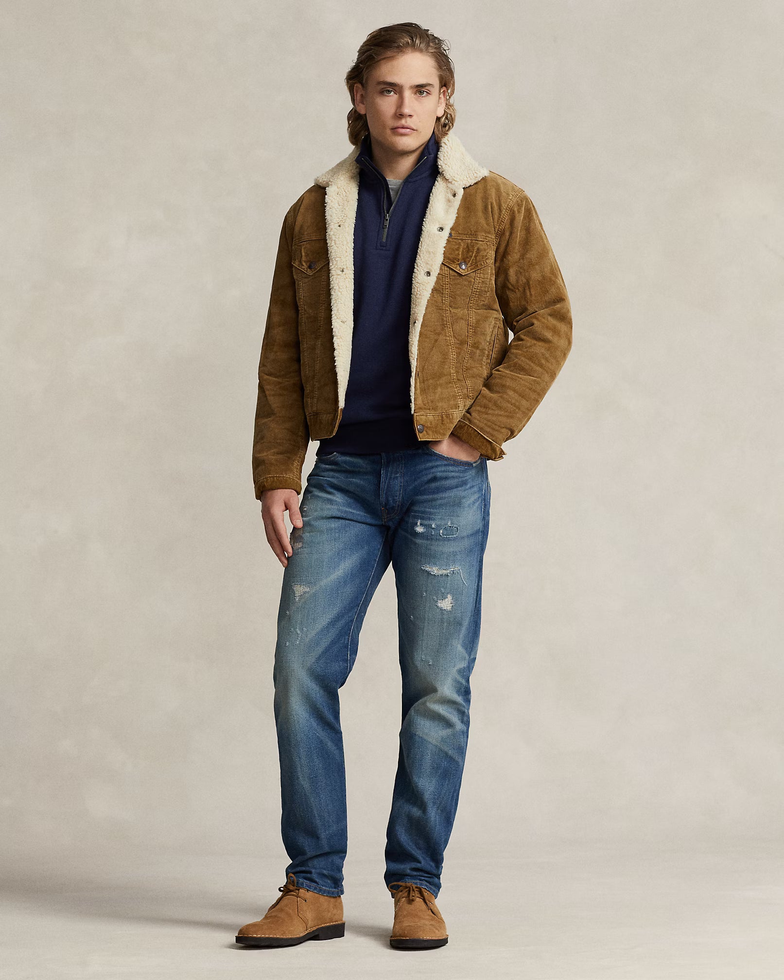 Sweater Quarter Zip Polo Ralph Lauren