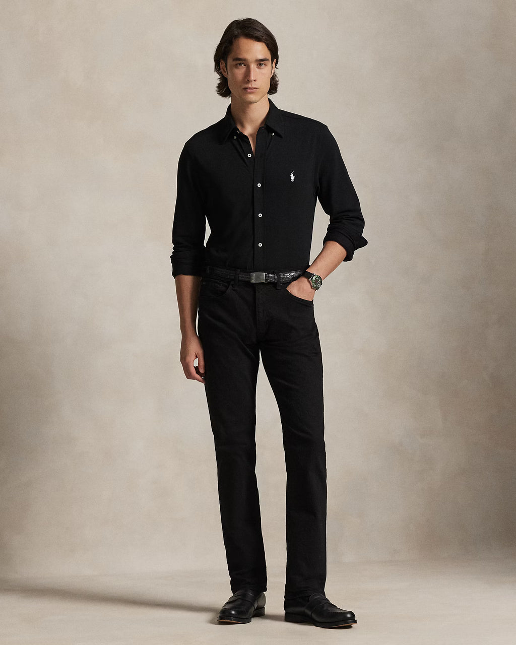 Camisa Polo Ralph Lauren Lino