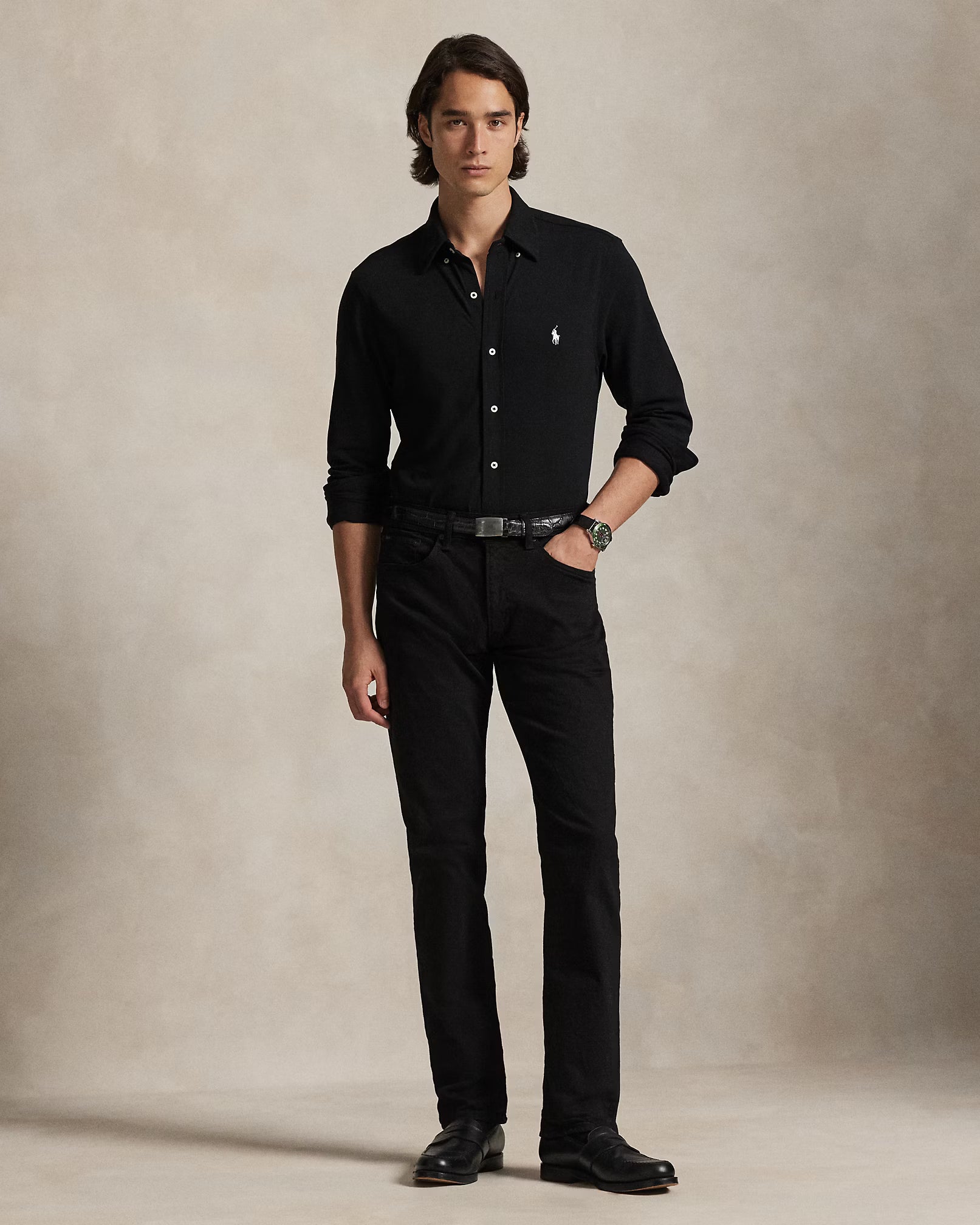 Camisa Polo Ralph Lauren Lino